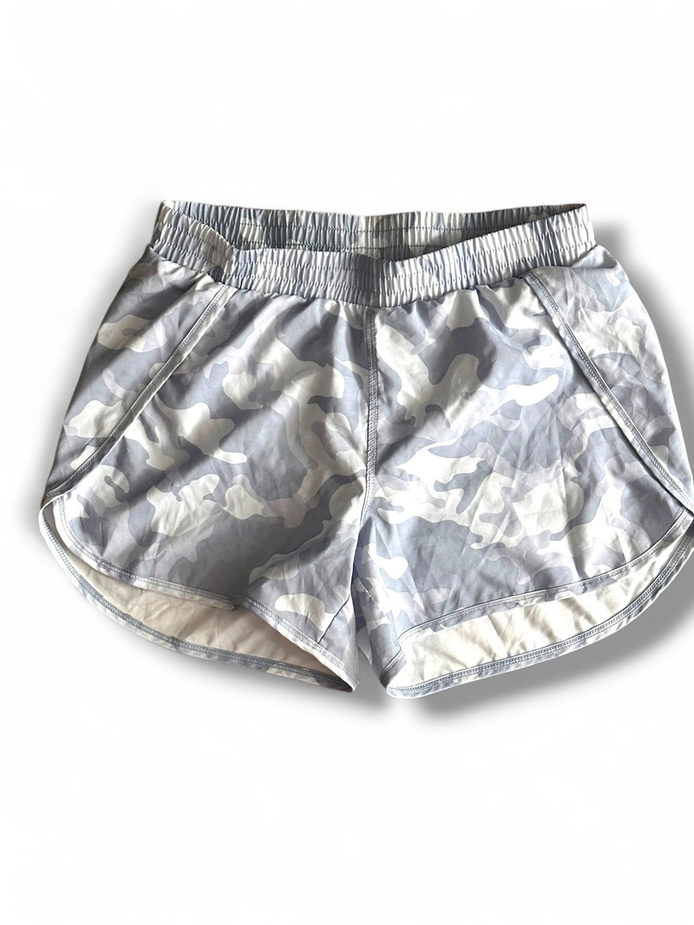 Youth girls XL Light Gray Camo Active/athletic Shorts